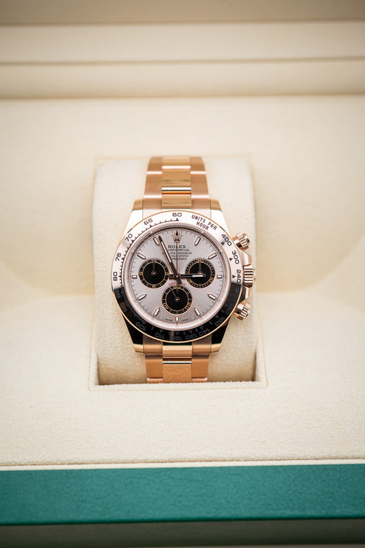 2025 Rolex Daytona 126505 – Everose Gold – Sundust Dial – Full Set – Like New