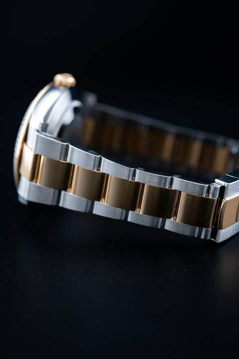 2024 Rolex Datejust 41 Black Dial Two-Tone Oyster Diamond Markers – Mint Complete Set