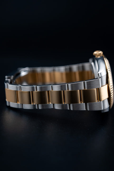 2024 Rolex Datejust 41 Black Dial Two-Tone Oyster Diamond Markers – Mint Complete Set