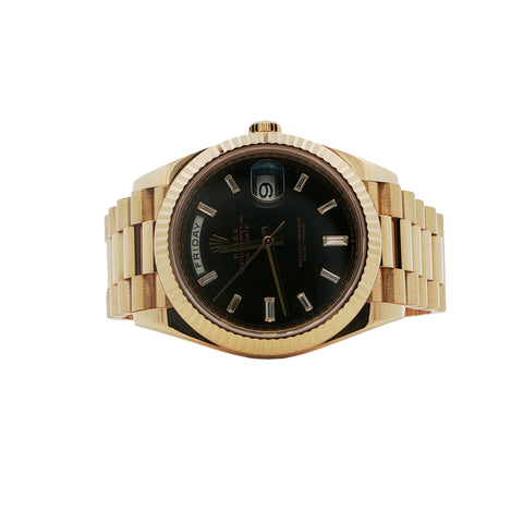 Rolex Day-Date 36 – Black Dial – 18K Yellow Gold – Ref. 228238 – Watch Only