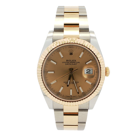 2025 Rolex Datejust | Two Tone Oyster | Fluted Champagne Dial | Ref. 126333