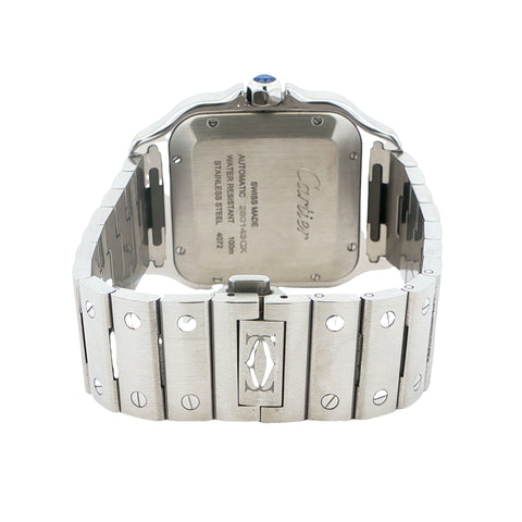 2022 Cartier Santos 40mm White Dial Stainless Steel Watch