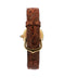 Cartier Colisée 18K Vermeil Brown Leather Strap Ladies Watch