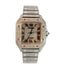 Brand New Cartier Santos Medium – Two-Tone Rose Gold – Fully Iced Out – 13.00 CTW Natural VS Diamonds – Complete Set