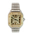 Brand New Cartier Santos Medium – Two-Tone Yellow Gold – Fully Iced Out – 13.00 CTW Natural VS Diamonds – Complete Set