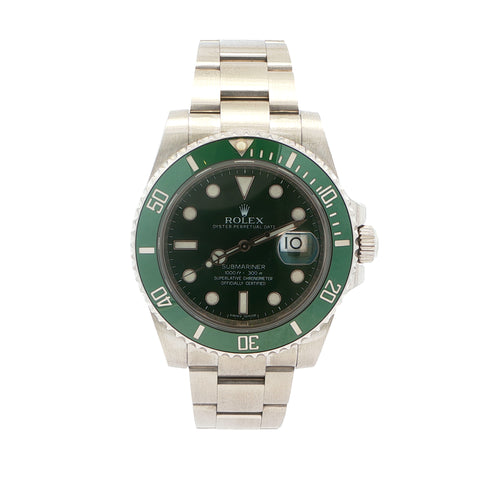 2013 Rolex Submariner “Hulk” – Green Dial & Bezel – Ref. 116610LV