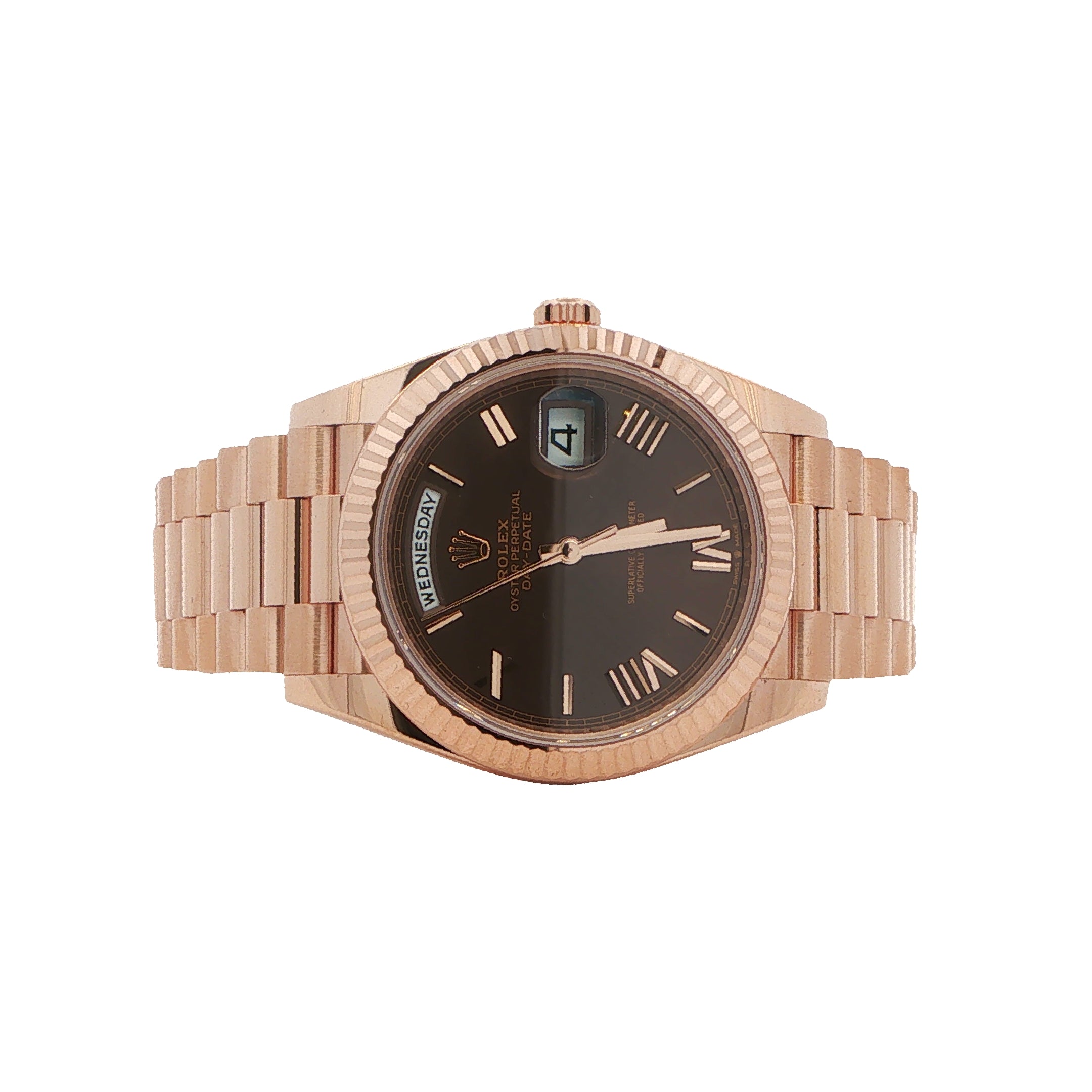 2025 Rolex Day-Date - Rose Gold Roman Dial - Ref. 228235 – Asset