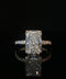 14K Yellow Gold Radiant Cut Diamond Engagement Ring