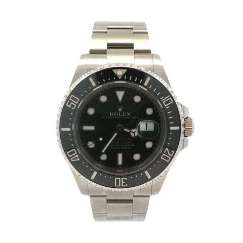Rolex Sea-Dweller - Black Dial | Red Letter | Oyster | 2017 - Watch & Card