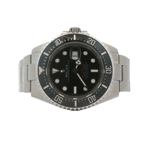 Rolex Sea-Dweller - Black Dial | Red Letter | Oyster | 2017 - Watch & Card