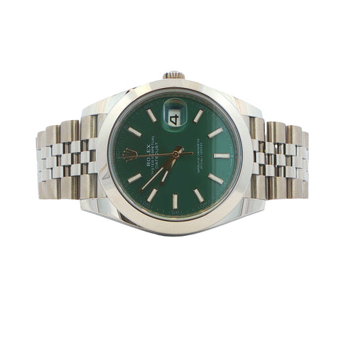 Rolex Datejust 41 Mint Green Dial 126300 – Brand New Complete Set (2026)