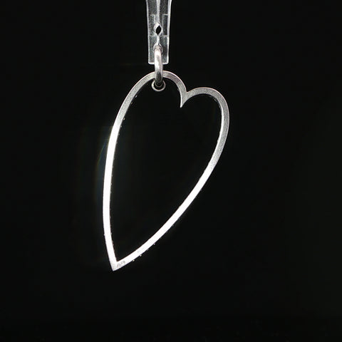 Platinum Diamond Heart Pendant