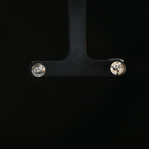 10K White Gold Diamond Square Halo Earrings