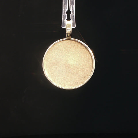 18K Yellow Gold Diamond "XO" Pendant