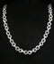 10K White Gold Diamond Infinity Link Chain