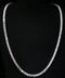 10K White Gold 35 PTR Diamond Tennis Chain