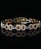 Yellow & White Gold Diamond Infinity Link Bracelet