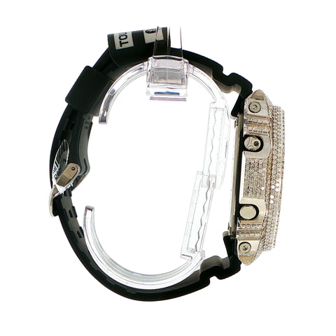 Custom Iced Out G-Shock | Green Dial | Black Strap
