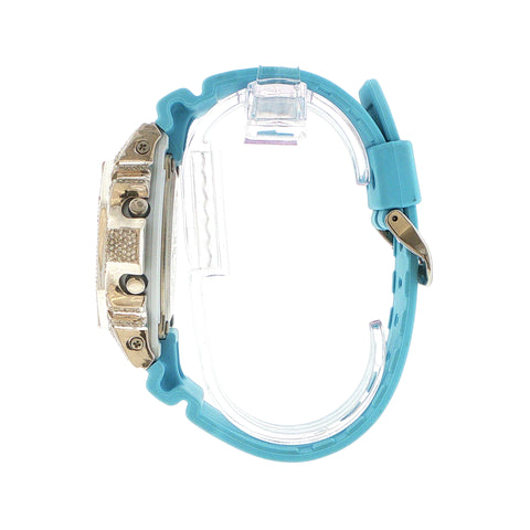 Custom Iced Out G-Shock | Baby Blue Strap | DW-5600SC