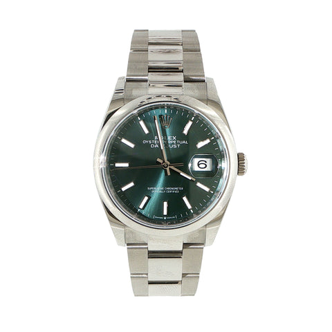 2026 Rolex Datejust 36 | Mint Green Dial | Ref. 126200