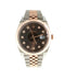 Rolex Datejust 41 ref. 126331 two-tone watch with chocolate dial and diamond hour markers