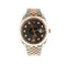 Rolex Datejust 41 ref. 126331 two-tone watch with chocolate dial and diamond hour markers