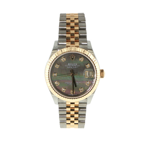 2026 Rolex Datejust 31mm | Black Mother of Pearl Diamond Dial | Ref. 278273