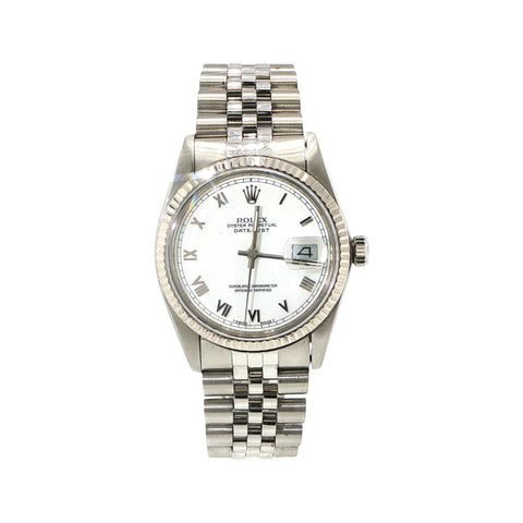 Rolex Datejust 36mm | White Roman Numeral Dial | Ref. 16014