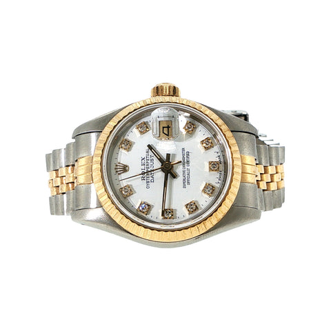 Rolex Datejust 26mm | Custom Diamond Mother of Pearl Dial | Ref. 69173