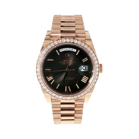2026 Rolex Day-Date | Black Ombre Dial | Ref. 228345RBR