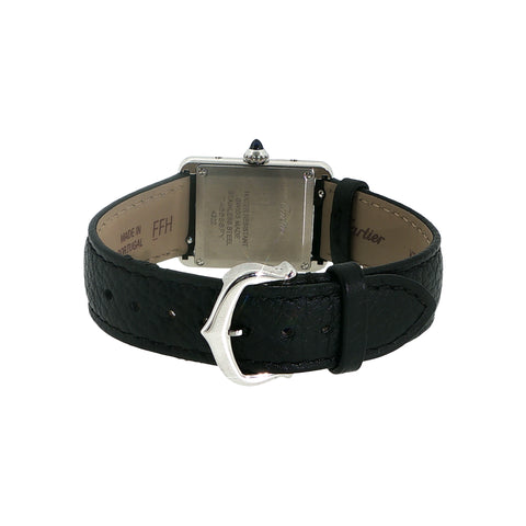 Cartier Tank Must | Black Leather Strap | Ref. WSTA0135