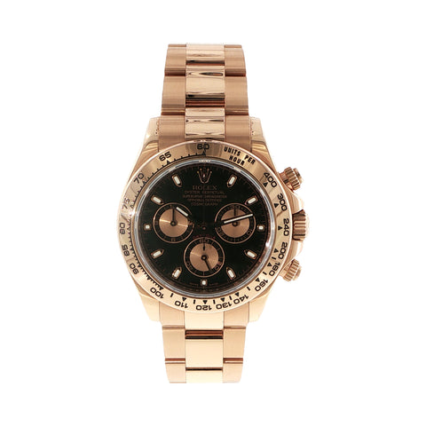 2010 Rolex Daytona Cosmograph | Rose Gold | Black Dial | Ref. 116505