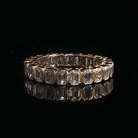 10K Yellow Gold Eternity Ring | 2.6 CTW | Size 7