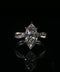 18K White Gold Marquise Diamond Engagement Ring | 2.86 CTW | Size 7.5