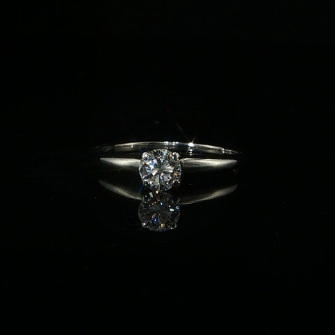 14K White Gold Engagement Ring | 0.4 CTW | Size 6