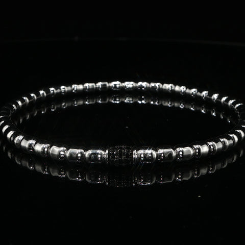 Hulchi Belluni Black Diamond Tresore Stretch Bracelet