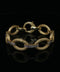 14K Yellow Gold Diamond Open Link Bracelet | .90 CTW | 7 Inch