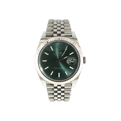 2024 Rolex Datejust 41mm | Mint Green Dial | Jubilee | Ref. 126334