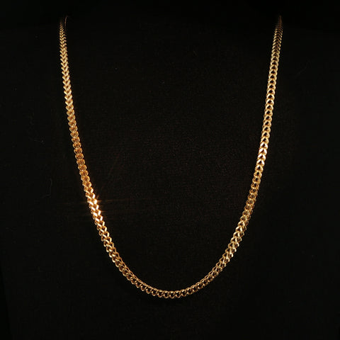 10K Yellow Gold Byzantine Chain | 20 Inch | 10 Grams