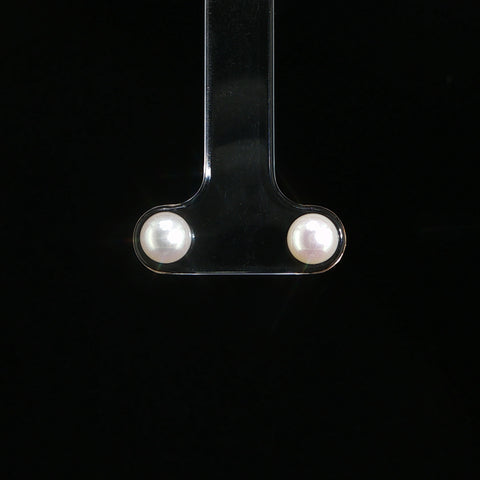 10K Yellow Gold Small Pearl Studs | 0.8 Grams
