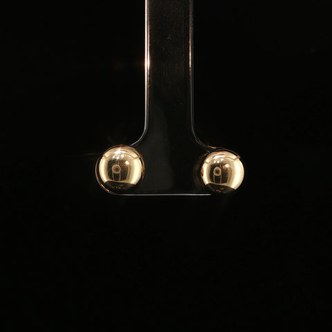 14K Yellow Gold Small Love Knot Stud Earring | 1.1 Grams