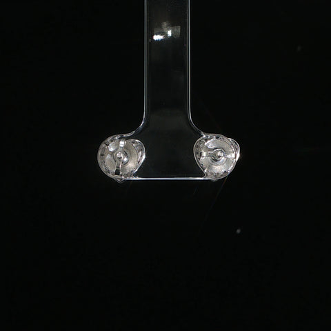 10K White Gold Natural Diamond Heart Earrings | 0.29 CTW