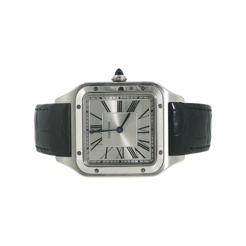 Cartier Santos Dumont | Black Leather Strap | Ref. WSSA0022