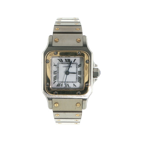 Cartier Santos Galbée | Two-Tone Yellow Gold | Ref. W20012C4