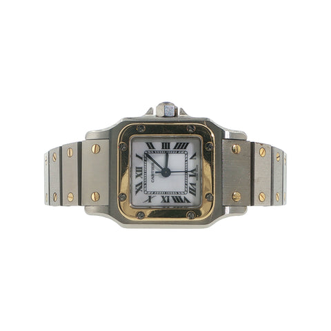 Cartier Santos Galbée | Two-Tone Yellow Gold | Ref. W20012C4