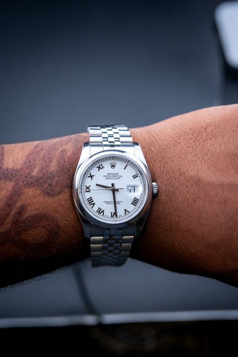 Rolex Datejust 36 – White Dial – Watch & Box – Ref. 116200