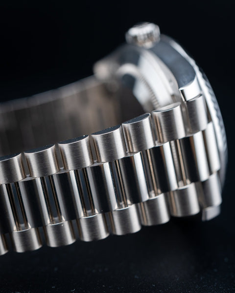 2024 Rolex Day-Date 40 White Gold Blue Ombré Dial 228239