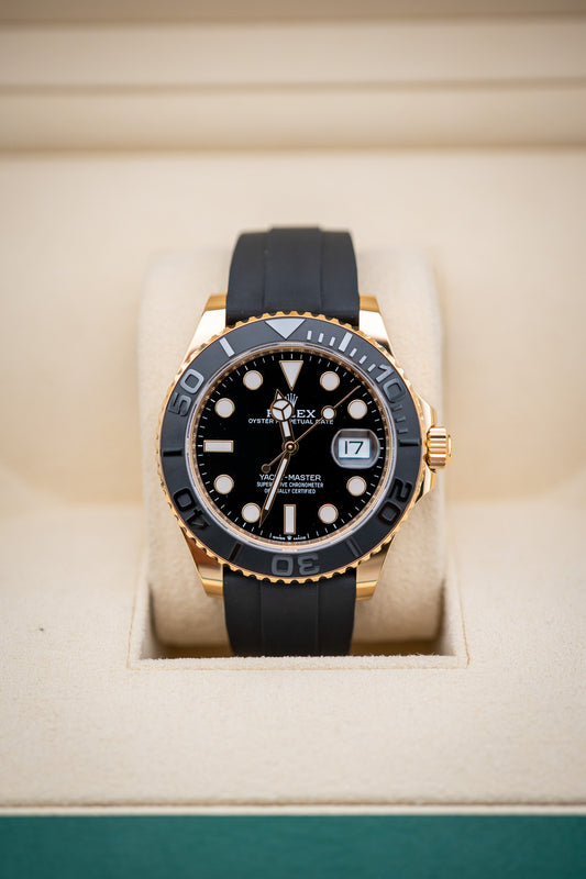 2024 Rolex Yacht-Master 42 – 18K Yellow Gold – Ref. 226658 – Like New Complete Set