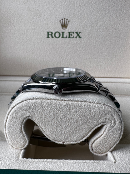 Brand New 2024 Mint Green Motif Datejust Jubilee Fluted DISCONTINUED 126334-0030 image 4
