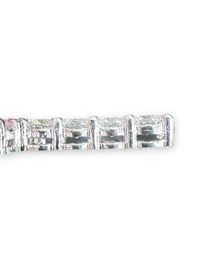 White Gold CVD Lab 2A Diamond Cross Pendant 7.42CT 22.91GR image 2